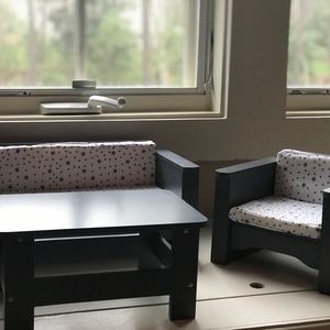 Blue and starry lounging set(for 18 inch dolls)